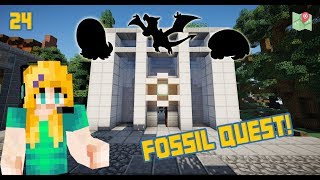 HOW TO BEAT THE FOSSIL QUEST  Minecraft Pokefind Ep 24 [upl. by Werra970]