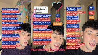 MANESKIN KARAOKE CHALLENGE🎙️ [upl. by Erhard]