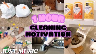 1 HOUR OF CLEANING MUSIC MARATHON CLEANING MARATHON CLEANING MOTIVATION CLEAN WITH ME [upl. by Bigford149]