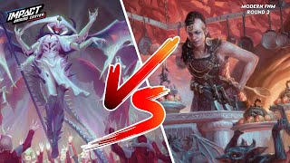 Esper Reanimator Mike V VS Asmo Food Mike H PAPER  Modern FNM at Impact Gaming Center [upl. by Archie]