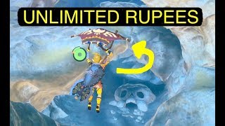 Zelda BoTW Unlimited Rupees Trick Fast Farming [upl. by Angelis]