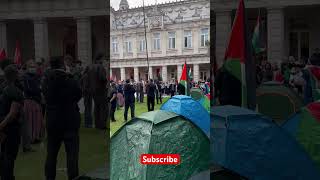 Qmul students encampment for free Palestine [upl. by Olra]