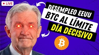 🔴 URGENTE Nóminas no Agrícolas NFP y Desempleo HOY ➤ ¿Momento de COMPRAR CRYPTOS [upl. by Balac]