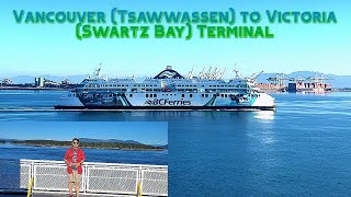 Vancouver Tsawwassen to Victoria Swartz Bay Terminal [upl. by Blinny]