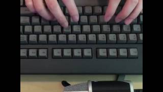 Topre vs Cherry MX  Typing sound [upl. by Obnukotalo]