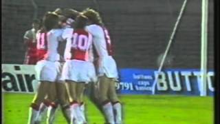 1988 March 16 Ajax Amsterdam Holland 1 Young Boys Bern Switzerland 0 Cup Winners Cup [upl. by Jemine]