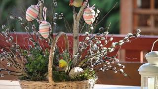 Wielkanoc dekoracje wiosenne proste tanie stroiki Easter decorations [upl. by Sukin]