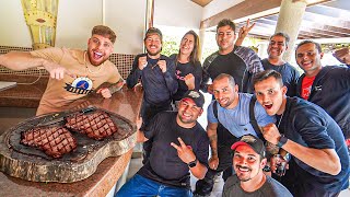 FIZ UM CHURRASCO SURPRESA PROS MEUS AMIGOS QUE CHEGARAM DO CHILE 🇨🇱 ❤️ [upl. by Yenahs170]