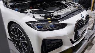 bmw 420i 컨버터블 출고후 첫 엔진오일 교환해주기 [upl. by Arakaj]