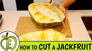 How to Cut a Jackfruit [upl. by Nnylyt]