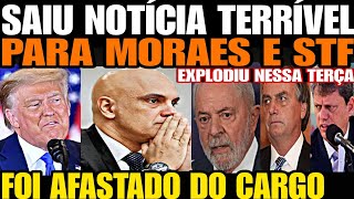 Bomba FOI AFASTADO DO CARGO MORAES DO STF FURIOSO ACABA DE SOFRER DURA INVESTIDA DE MARIA ELVIR [upl. by Yssak]