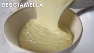 BESCIAMELLA VEGETALE  Ricetta facile senza latte senza burro  Cucina Botanica [upl. by Fredette]