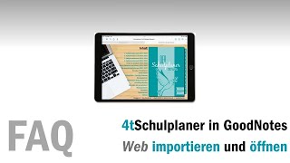 Schulplaner importieren und öffnen in der Web Version von GoodNotes [upl. by Nicol]