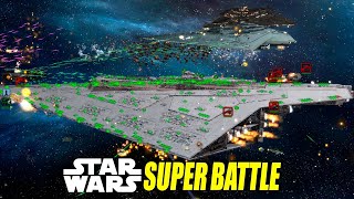 Assertor and Mandator 3 vs Megator Fleet  Star Wars [upl. by Jesher]