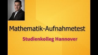 Studienkolleg Hannover  Aufnahmetest  Aufgabe 8 [upl. by Ahseenat371]