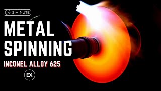 Metal Spinning Inconel alloy Valves  In Under 3 Minutes [upl. by Nottap]