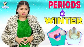 PERIODS vs WINTERS  Teenager Life Hacks  Anaysa [upl. by Dylan]