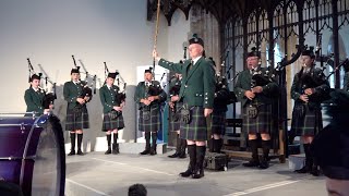 Braes of Killiecrankie performed by Huntly Pipe Band on stage during Paul Mealor concert in Braemar [upl. by Adaval]