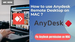 How to use Anydesk Remote Desktop on MAC  Screen Sharing on MAC Hindi [upl. by Adrienne410]