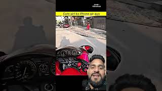 Purse Gir gya automobile motovlog funny vlog comedy bike iphone rider lost ninja2r shorts [upl. by Sofia478]