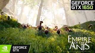 Empire of the Ants GTX 1650  i512400  Medium Settings FPS Test [upl. by Llevol]