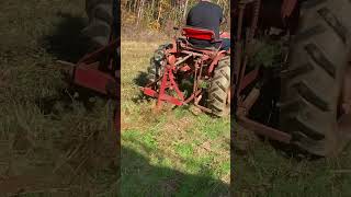 Farmall 140 subsoiling new ground farmall ih tractor [upl. by Erinna]