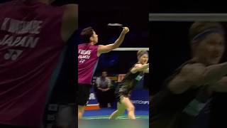 Antonsen incredible Net block 🔥🔥🤯🤯 badminton andersantonsen denmarkbadminton bwf shorts [upl. by Medor]