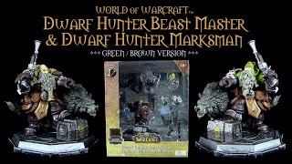 McFarlane ™ World Of Warcraft ™ Dwarf Hunter Beast Master amp Dwarf Hunter Marksman  Unboxing [upl. by Fennessy135]