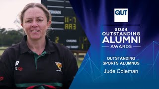 2024 QUT Outstanding Sports Alumnus Jude Coleman [upl. by Ecinaej651]