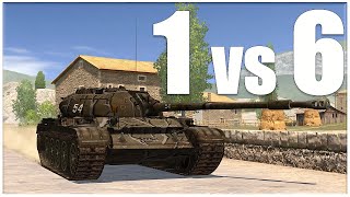 T54 ● 1 vs 6 WIN ● WoT Blitz Replay [upl. by Einnal]