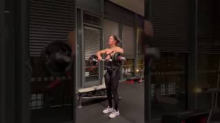 Beautiful female bodybuilder workout motivation shorts [upl. by Mosa]