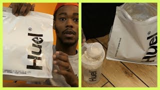 What is HUEL Unboxing Video First Taste Test [upl. by Trevethick955]