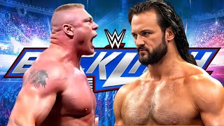 FULL MATCH Brock Lesnar vs Drew McIntyre wwe 2k24 best gemplay [upl. by Anni718]