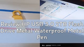 Review HP USB 30 2TB Flash Drive Metal Waterproof Metal Pen drive High speed USB Flash Disk COD [upl. by Nwahc]