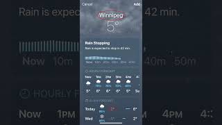 Calgary Winnipeg Weather shorts ytshorts youtubeshorts viralshorts trending [upl. by Debarath]