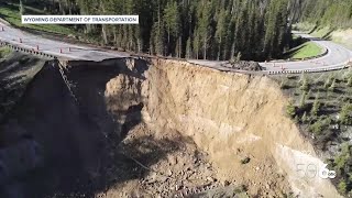 How Idaho is helping Wyoming clean up Teton Pass road collapse [upl. by Enela]