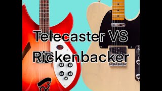 Telecaster VS Rickenbacker 330 [upl. by Dreyer]