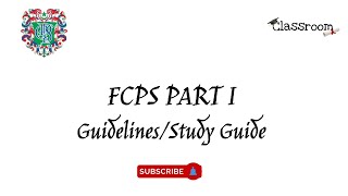 FCPS PART 1 Guideline  Study Guide  Books To Do  2023  CPSP [upl. by Gilemette318]