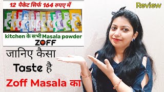 Zoff kitchen Masala Review  Zoff Spices Review [upl. by Ailema]