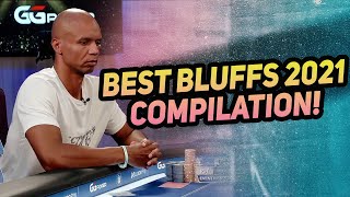 Best Poker Bluffs from 2021 Phil Ivey Tony G amp THE DIAPER [upl. by Irovi]