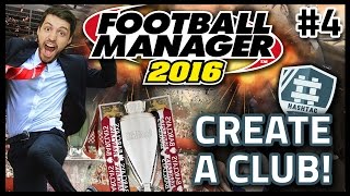 HASHTAG UNITED CREATE A CLUB 4  FOOTBALL MANAGER 2016 [upl. by Shargel]