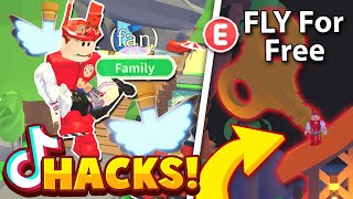 HOW TO FLY FOR FREE IN ADOPT ME Working Adopt Me Hacks Testing Viral Hacks In Roblox Adopt Me [upl. by Gillmore548]