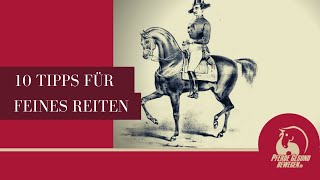 10 Tipps für feines Reiten  Webinaraufzeichnung [upl. by Hermine]