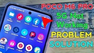 Enable 5G VoNR Option In Poco M6Pro  How To Enable VoNR In 5G Smartphone No Root [upl. by Croydon779]