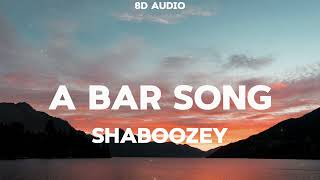 Shaboozey  A Bar Song Tipsy 8D Audio [upl. by Aisayt]