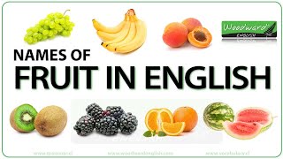 Fruit in English  Learn English Vocabulary about Fruit with Pictures [upl. by Jerrine731]