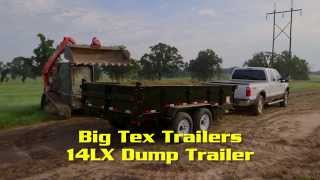 Big Tex Trailers 14LX Dump Trailer in Action [upl. by Trella]