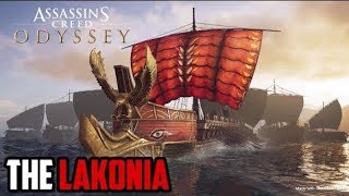 Assassins creed odyssey The Lakonia ship sail [upl. by Ydissahc597]