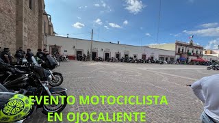 EVENTO MOTO CICLISTA en OJOCALIENTEZACATECAS  coique vlogs [upl. by Etom]