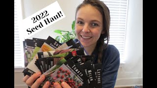 BAKER CREEK SEED HAUL  2022 GARDEN  MY FIRST GARDEN  BEGINNERS GARDEN [upl. by Colman]